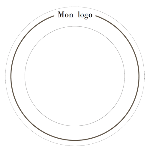 maison cyna - assiette personnalisee pour restaurants brasseries hotel - logo + filet